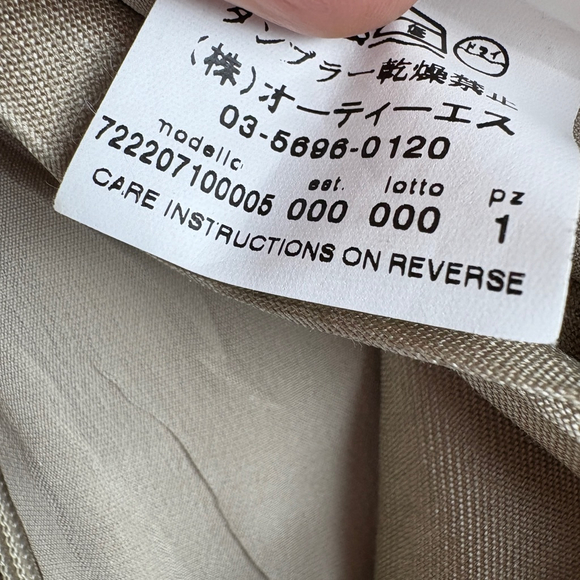 MaxMara Italy Champagne Gold Silk Blend V-Neck Sleeveless Gathered Dress Size 4 - Picture 9 of 12